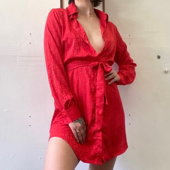Vintage Dresses & Skirts - ‘Dior’ Luxury Wrap Dress